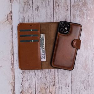 iPhone 12/Mini/Pro/Max Premium Leather Wallet Case